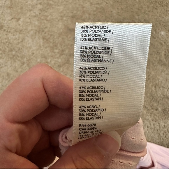 Free People Light Pink Bodycon Stretch Midi Maxi Long Dress Short Sleeve M/L - Picture 9 of 9